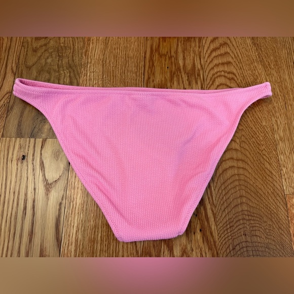 Melissa Odabash Ribbed Pink Bikini Bottoms Size 10 - Picture 3 of 10